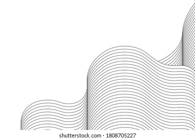 abstract architecture wave 3d graphics