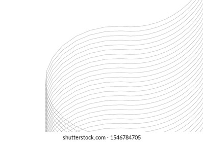 abstract architecture wave 3d illustration