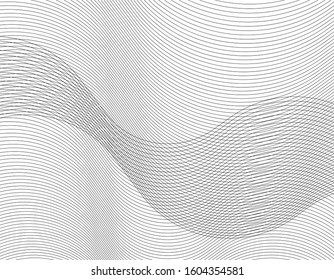 
abstract architecture wave 3d illustration
