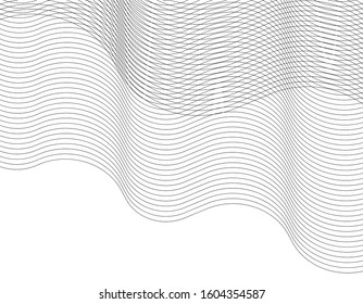 
abstract architecture wave 3d illustration
