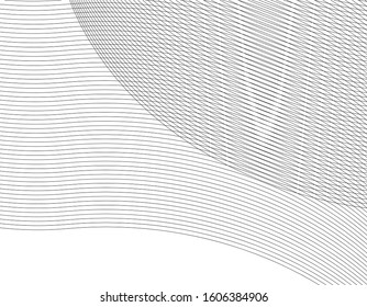 abstract architecture wave 3d illustration