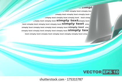 Abstract Architecture.Concep t of a modern building . Edit and insert your text. 