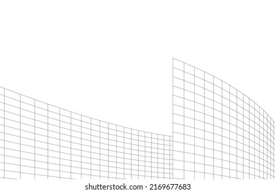 abstract architecure on white background vector illustration