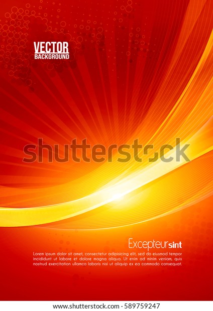 抽象的なアーデント背景 照明効果を持つ赤い色のテンプレート 企業のチラシ ビジネスブック 小冊子 パンフレット ポスター バナー用の明るい表紙デザインレイアウト ベクター画像 のベクター画像素材 ロイヤリティフリー