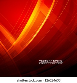 Abstract ardent background. Vector