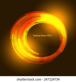 Abstract ardent background. Vector