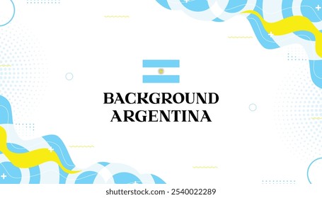 Resumo Argentina Fundo com cores de bandeira