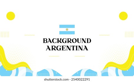 Resumo Argentina Fundo com cores de bandeira