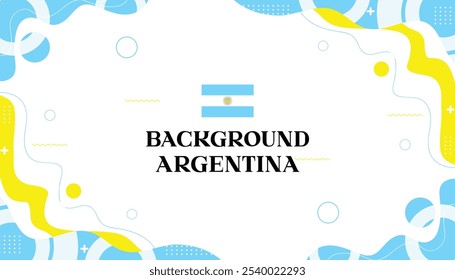 Resumo Argentina Fundo com cores de bandeira