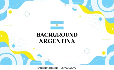 Resumo Argentina Fundo com cores de bandeira