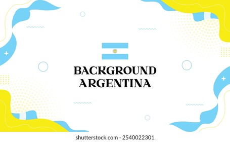 Resumo Argentina Fundo com cores de bandeira