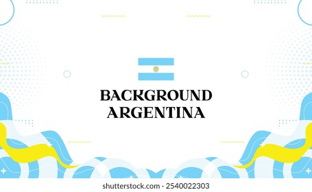 Resumo Argentina Fundo com cores de bandeira