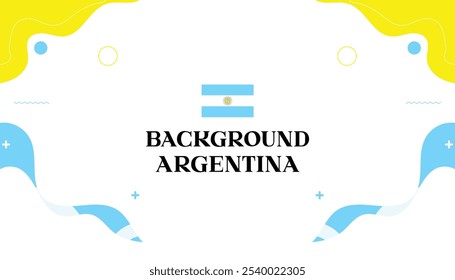 Resumo Argentina Fundo com cores de bandeira