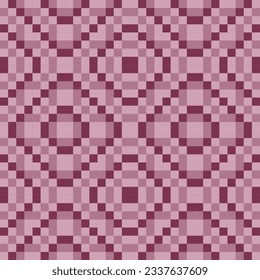 Abstract Argyle pattern: Ethnic Knitting Illustration of Diamond Triangles and Lines Textile Background. Pink red geometric diamond triangles square circle parallelogram cube stripe line for designs
