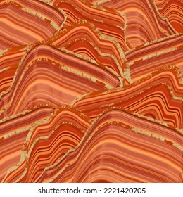 Abstract arizona waves. Vector drawing.