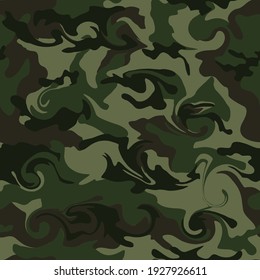 Abstract army camouflage, marble green background, new trendy style.