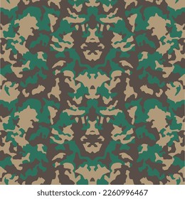 Abstract Army Camouflage Seamless Pattern