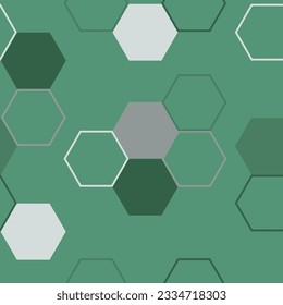 Abstract army and hunting masking ornament texture. Vector illustration background Urban hexagon snakeskin.