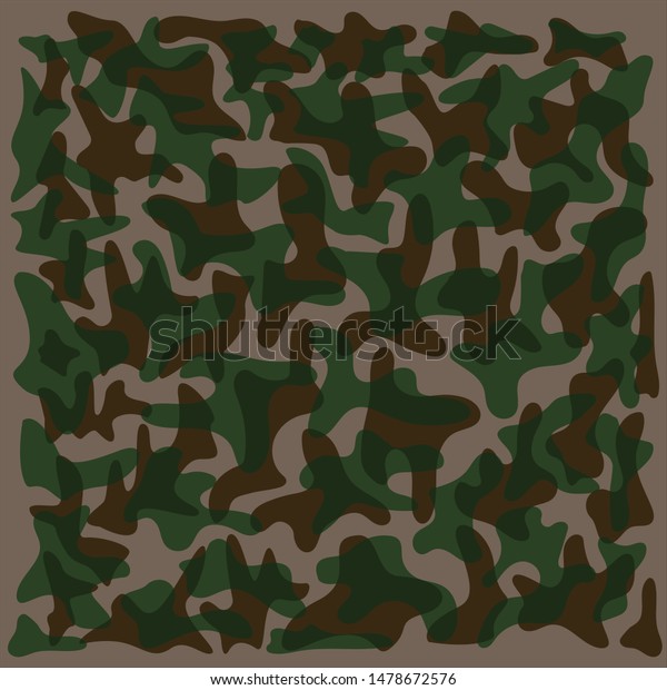 Abstract Army Pattern Fabric Background Stock Vector (Royalty Free