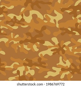 Abstract army pattern. Forest camouflage, print for clothing. Vector.