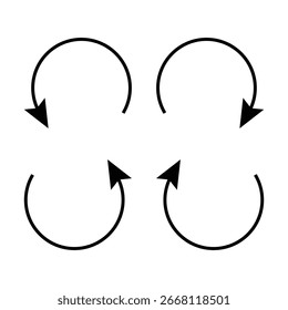 Abstract around arrow set design