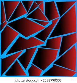 abstract arranged crystal background with colors