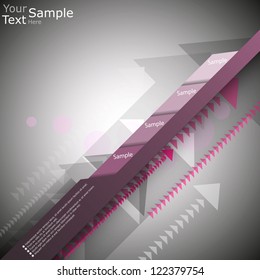 Abstract arrow background