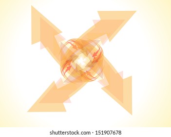 Abstract Arrow Background 