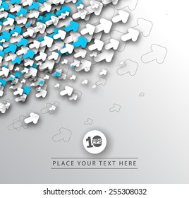Abstract Arrow background, eps10 vector illustration. 