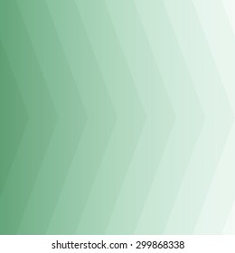 Abstract arrow background with green color tone, vector illustration