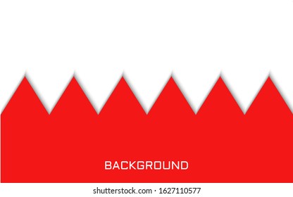 abstract arrow background. with red and white color. eps10