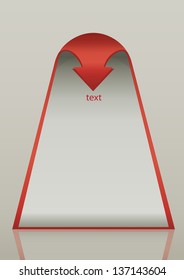 Abstract arrow billboard