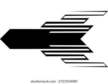 Flecha Abstractas de líneas negras sobre fondo blanco Patrón de Vector para cubiertas, etiquetas, publicidad, ropa deportiva, juguete, cubierta, embalaje. Elemento de diseño rayado. Fondo de Vector moderno. Puntero, dirección, navegación. Lugar para el texto