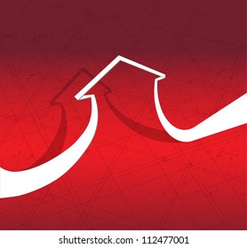 abstract arrow for business concept idea background