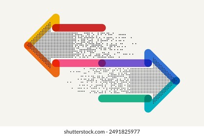 Dirección de flecha Abstractas. Inversión empresarial al éxito. Estrategia de grafos de datos financieros. Fondo de Tecnología. Alta velocidad.