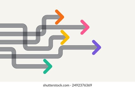 Abstract arrow direction. Business investment to success. financial data graph strategy. Technology background. High speed.