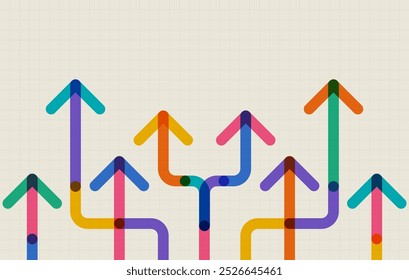 Abstract arrow direction. Business investment to success. financial data graph strategy. Technology background. High speed.