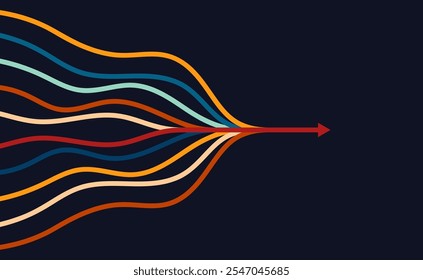 Abstract arrow direction. Business investment to success. financial data graph strategy. Technology background. High speed.