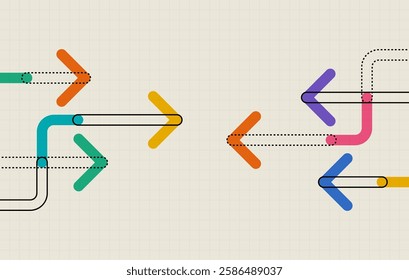 Abstract arrow direction. Business investment to success. financial data graph strategy. Technology background. High speed.
