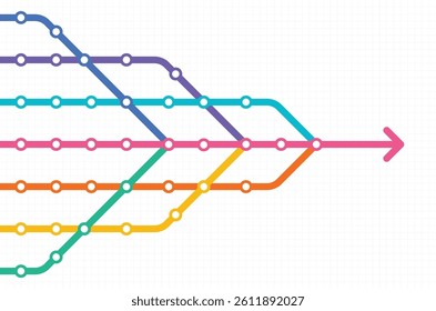 Abstract arrow direction. Business investment to success. financial data graph strategy. Technology background. High speed.