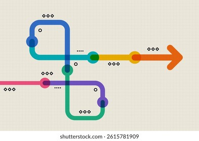 Abstract arrow direction. Business investment to success. financial data graph strategy. Technology background. High speed.