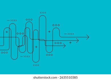 Abstract arrow direction. Business investment to success. financial data graph strategy. Technology background. High speed.
