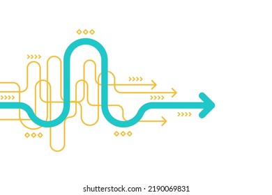 Abstract arrow direction. Technology background. High speed. Hi-tech