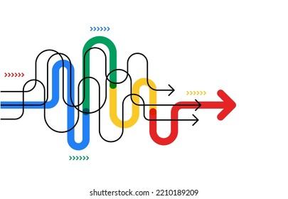 Abstract arrow direction. Technology background. High speed. Hi-tech