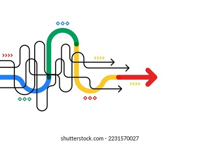 Abstract arrow direction. Technology background. High speed. Hi-tech