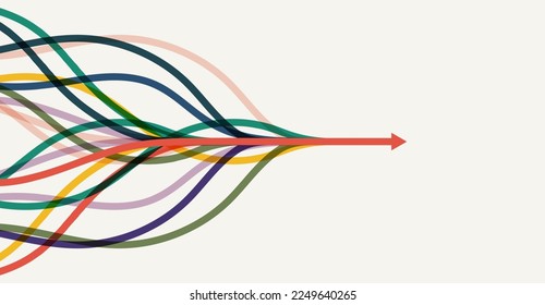 Abstract arrow direction. Technology background