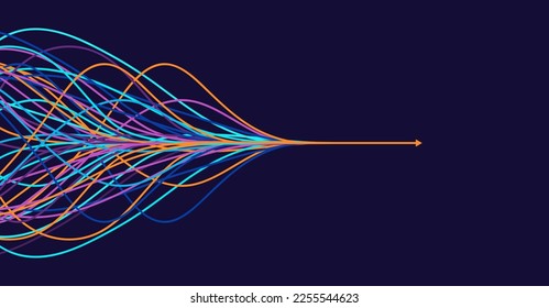 Abstract arrow direction. Technology background