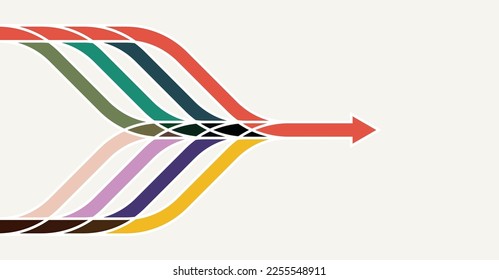 Abstract arrow direction. Technology background