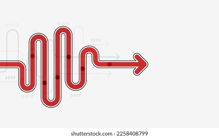 Abstract arrow direction. Technology background. High speed. Hi-tech