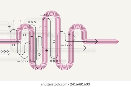 Abstract arrow direction. Technology background. High speed. Hi-tech